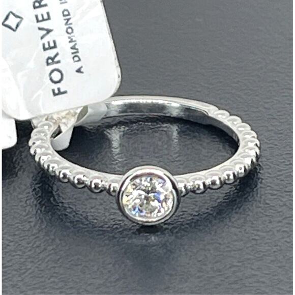 De Beers Forevermark Natural Diamond 18K Solid Gold Ring (1/4 ct) SZ 6.5 Luxury - Picture 13 of 16
